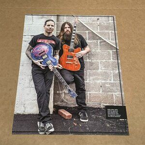 Willie Adler & Mark Morton of Lamb of God - Music Print Ad Photo - 2018